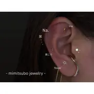 💎耳つぼジュエリー💎お試しシンプルコース｜片耳3粒(合計6粒)