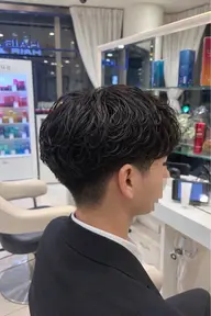 【人気No.2🎀】初パーマにもオススメ☘️★メンズカット＋シャドウパーマ¥12,000→¥7,000