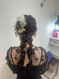編みおろしヘアセット/ヘアアレンジ🎀お呼ばれやパーティーなどに🎉