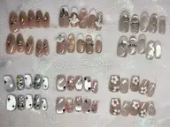 Jrネイルリスト(オフなし) ミディアム長さだし【時短施術】日本初Quick Sukarupu 特別価格定額コース