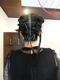 お出かけやお呼ばれ前のhair set♡