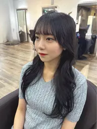 カット＋ケアカラー＋超音波トリートメント