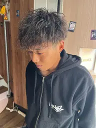 【何度でも利用可能】カット+コラーゲンカラー/メンズ/メンズカラー