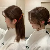 【横顔美人】韓国風前髪、顔周りカット＋トリートメント🪐💫
