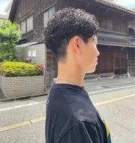 【メンズカット + パーマ】