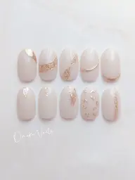 《自分で剥がせるピールオフ》選べるワンポイントデザイン（ワンカラーorグラデーションに10本中2本まで）