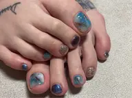【初回オフ無料】お好みを形に💅カラー調合x1.5hアート放題コース🎨✨