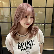 ケアブリーチダブルカラー+髪質改善オリジナルトリートメント🫧