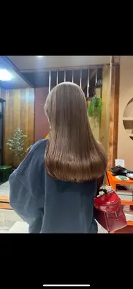 3月限定！！【顔周りストレート＋透明感ブリーチなしワンカラー】