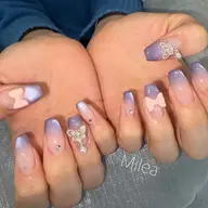 通常¥7500→¥7000ベースありマグネットグラデーション💜