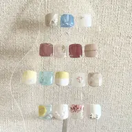 フットネイル🎐🩵【親指アート】
