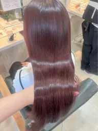 【🍑ダメージレスの艶髪】カット +髪質改善カラー«M»