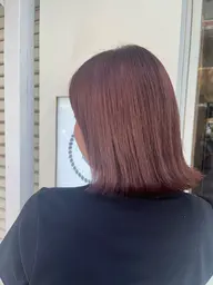 艶カラー+リファスパ+トリートメント