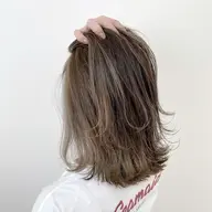 外国人風💋(ショート〜肩上)カット+ハイライト(ケアブリーチ)+👑リペア(オン)カラー👑