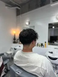 カット、パーマ