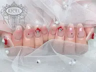 🎀初回オフ無料🎀¥11500→¥10000【人気No.2🤍10本デザインコース】※オフなし