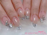 🩷jrネイリスト🩷HANDガラスフレンチ💅(オフなし)パーツ、シール別途料金🦄