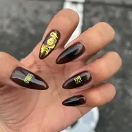 エアブラシネイル🤎