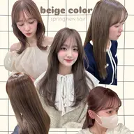 〈 ♡限定クーポン♡ 〉 透明感ベージュカラー＋艶トリートメント 🐈🎀