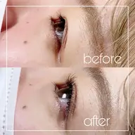 パリエク🕊パリジェンヌラッシュリフトとフラットラッシュ100本の組み合わせメニュー🤍オフ無料🖤コーティング付き