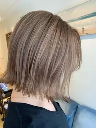 🌈カット+透明感カラー(リタッチ)+2ステップナノスチームトリートメント