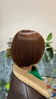 気軽にできる✊🏻　ナチュラルなブラウンカラー🧱+ 1stepトリートメント🍀