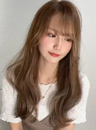 ワンカラーブリーチ無し(ロング)