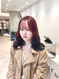 【カット＋ケアブリーチWカラー🧊🎀】　　　　ダメージ抑えたハイトーンカラー／デザインカラーもお任せ下さい💪🏻