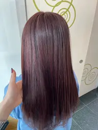 ✨新規様限定✨カット+全体艶髪カラー+オージュアトリートメント2step✨🫧色落ちも綺麗に🫧