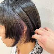 【チラっと見えるカラーが可愛い🩷】ケアブリーチ➕イヤリングカラー💍➕ミニモ限定トリートメント付き