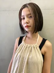 カット＋インナーカラー＋全体カラー