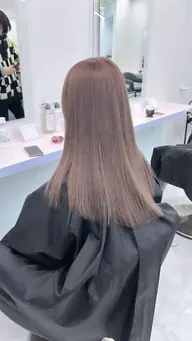 【人気No.2✨】ケアブリーチ付きダブルカラー+髪質改善+カット