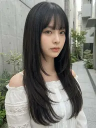 酸性ストレート+オーダーメイドトリートメント  [新宿駅]