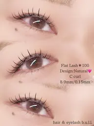 【撮影モデル📷💖】フラットラッシュ 100本🌟