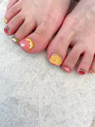 foot 持ち込みオーダーメイドネイル𓂃¥11,000🍃