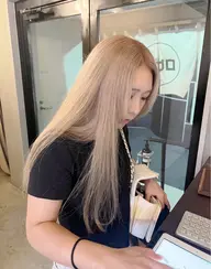 外国人風Wカラー&コラーゲントリートメント