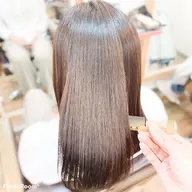 【大人の艶美髪プラン】ナチュラル縮毛矯正＋ツヤ感カラー＋似合わせカット＋集中トリ💎清潔感と上品さを叶えるフルコース