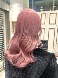 予約リクエストのみ🍎🪄ケアブリーチ使用🪄ブリーチ+カラー ブロー仕上げ💖