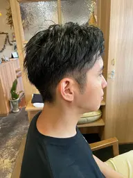 【人気No.1】ナチュラルメンズカット+もこもこヘッドスパ(5分)