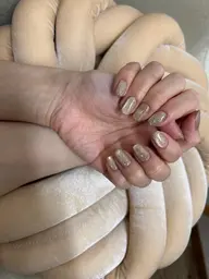 ジェルネイル　magnet、flashワンカラー