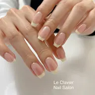 ワンカラー＆フレンチ組合せ