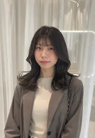🪞赤味抹消カラー+韓国レイヤーカット+トリートメント