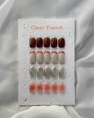クリアフレンチ🧊💅🏻(オフなし)