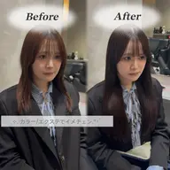 【本日限定🎀】カラー＋シールエクステ𝟖𝟎本＋メンテナンスカット〖カラー＆エクステ/新宿〗