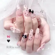 オフ無料🎀デビュー目前のネイリストが担当🐰🤍チップ長さ出し+シンプルデザイン+パーツ付け放題¥7500