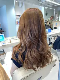 【大人可愛い】こて巻き質感デジタルパーマ＋カット