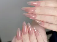 【HAND】🌸ミラー🌸ユニコーン🌸オーロラグラデーション（ベース付き)