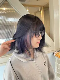 📔カット＋イヤリングカラー＋髪質改善TR