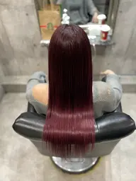 〖人毛100%〗最高級レミー毛シールエクステ80枚+馴染ませカット+イルミナカラー