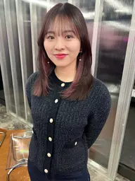 インナーカラー + 全体カラー🩵